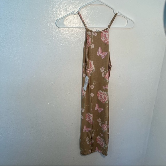 BP Sleeveless Knit Dress in Beige Anna Floral - Picture 2 of 10